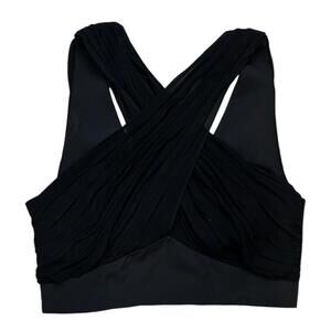 Marciano Guess Women's Chiffon Black Crop Top Size 6